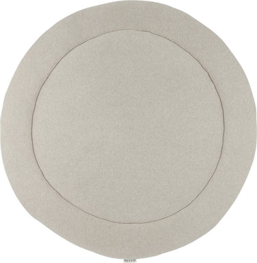 Meyco baby knit basic boxkleed rond - sand melange - ⌀95cm