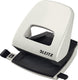 Leitz nexxt metalen bureau perforator - perforeert tot 30 vel - voor mappen en ringbanden - grijs