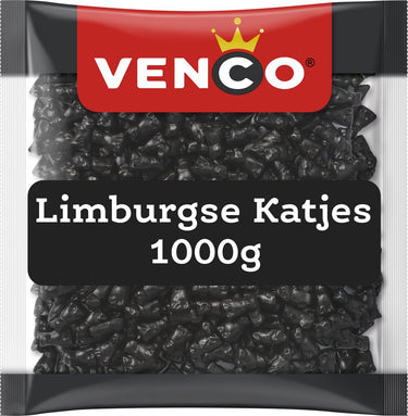 Venco - limburgse katjes - zoete drop - 1000g