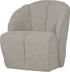Woood mojo draaifauteuil - bouclé - ecru melange - 75x68x77