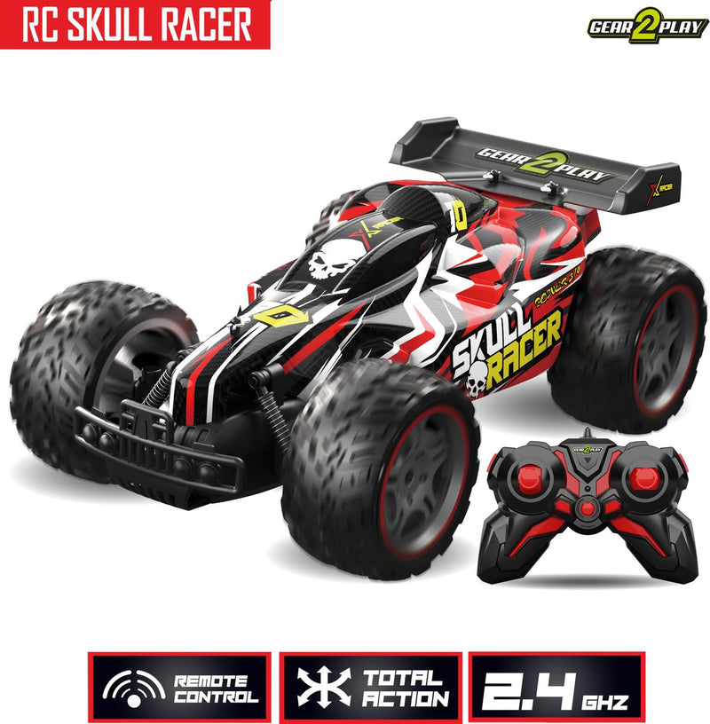Afbeelding laden in galerijviewer, Gear2play rc skull racer bestuurbare auto 1:10
