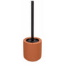 Wenko wc-borstel met houder - terracotta - wc-borstel met houder