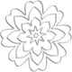 Snijmal, bloem, d 0,5-8 cm, 1 stuk