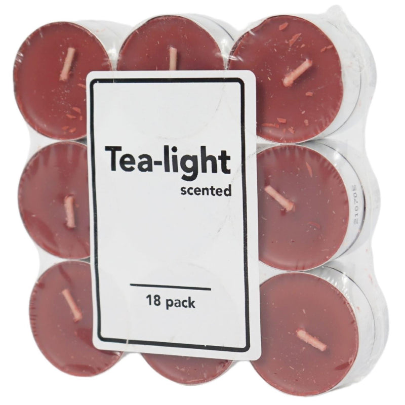 Afbeelding laden in galerijviewer, Geurtheelichten appel kaneel 4cm set a 18 stuks
