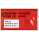 Paklijstenveloppen raja 32lr1000 130 mm pe, siliconepapier