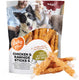 Duvo plus meat! snack kip runderhuid sticks voor honden s-12.5cm-1kg