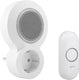 Byron dby-23524 - deurbel draadloze set - 175m bereik - ip44 waterdicht - wit