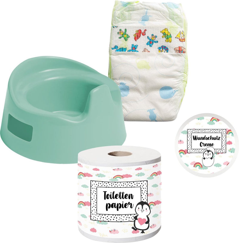 Afbeelding laden in galerijviewer, Heless poppen plaspotje met accessoires, 15cm
