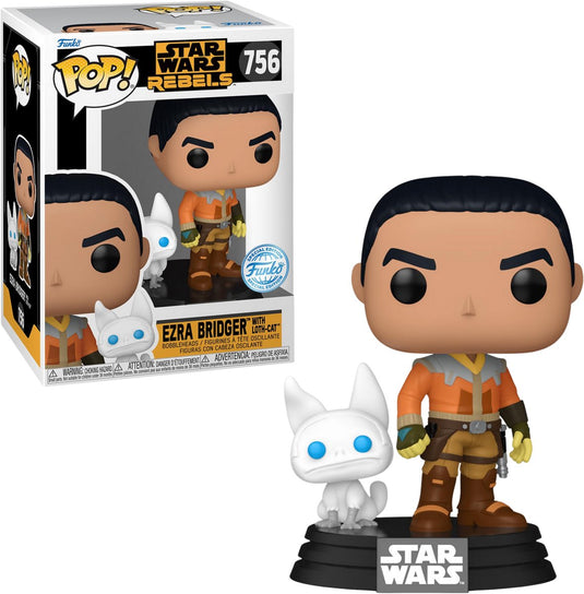 Funko pop! star wars - rebels - ezra bridger