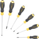 Stanley - cushiongrip schroevendraaierset 6-delig: pz, parallel, standaard - schroevendraaier - schroevendraaiers en boren - 6 stuk(s)