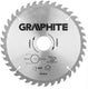 Graphite cirkelzaagblad 180 mm, 40 tands, hout