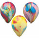Ballon papstar rond natuurlijk latex multikleur