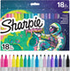 Sharpie permanente markeerpennen kleurset | limited edition kleurpennen | fijne punt | assorti kleuren | 18 stuks