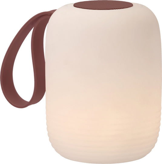 Villa collection hav led lamp met luidspreker dia 12,5 x 15,5 cm wit rood