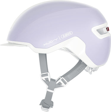 Abus fietshelm hud-y pure lavender s - 51-55 cm - paars - geschikt voor gebruik op elektrische fietsen - stadsfietsen - 280 g