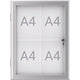 Vitrine maul 6653408 maulexcite zilver