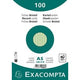 Indexkaarten exacompta 10848se groen papier