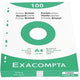Indexkaarten exacompta 13666e wit papier