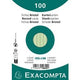 Indexkaarten exacompta 10849se groen papier