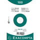 Indexkaarten exacompta 10802x wit papier