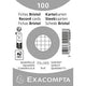 Indexkaarten exacompta 10200se wit papier