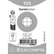 Indexkaarten exacompta 3208b wit papier