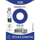 Indexkaarten exacompta 3308b wit papier