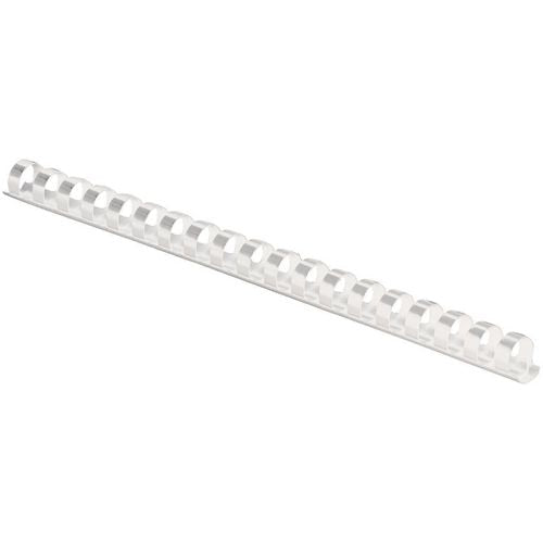 Pack 100 binding combs white 5346206 fellowes plastic a4 12mm