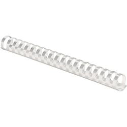 Pack 50 binding combs white 5349802 fellowes plastic a4 45mm
