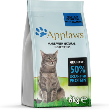 Applaws - katten droogvoer - oceaanvis en zalm - 6kg - graanvrij