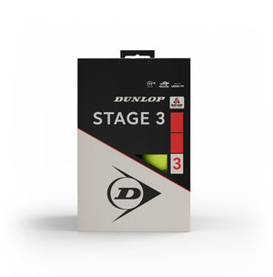 Dunlop - stage 3 red- tennis ballen- 12 doos- yellow red