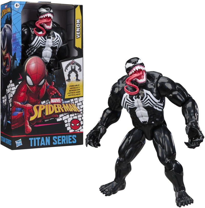 Afbeelding laden in galerijviewer, Hasbro marvel spider-man titan series venom speelfiguur
