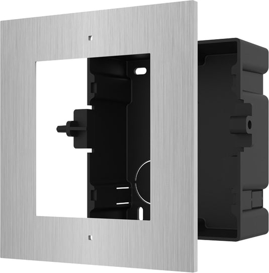 Hikvision ds-kd-acf1 s ip video intercom buiten station enkelvoudige inbouw behuizing rvs