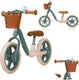 Lionelo alex plus – loopfiets vanaf 3 jaar – 12” lekvrije banden – verstelbaar zadel (30-35 cm) stuur (52-58 cm) – met voetensteun, mandje bel – 3,4 kg licht – stuurbegrenzer – antisliphandvatten – comfortabel zitting, baby fiets leren balanceren