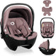 Lionelo moxie i-size baby autostoeltje draagstoel 40-87 cm – vanaf geboorte – achterwaarts (rwf) – isofix compatibel – memory foam – bamboe stof – dri-seat – magnetische gordels – verstelbare hoofdsteun