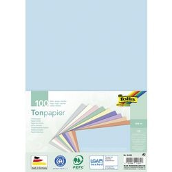 Knutselpapier folia pastel a4 130 g m² kleurenassortiment 100 vellen