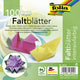 Knutselpapier folia 15 x 15 cm 70 g m² kleurenassortiment 100 vellen