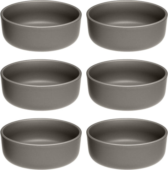 Leonardo roma schaal 16cm taupe - set 6