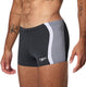 Speedo solid splice aquashort heren sportzwembroek - zwart grijs