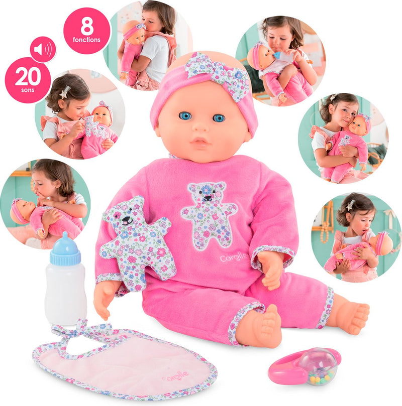 Afbeelding laden in galerijviewer, Corolle mon grand poupon interactieve babypop lucille, 42cm
