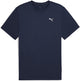 Puma m tad essentials solid cat tee (lc small cat) heren sportshirt - navy- white m