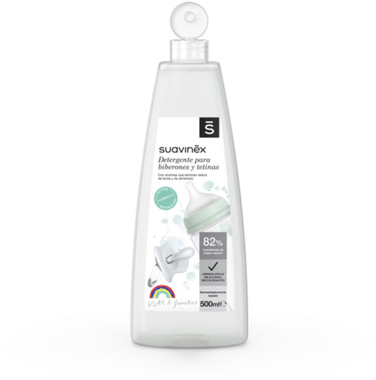 Suavinex reinigingsgel voor flessen spenen – 750 ml – zonder parfum – veilig voor baby accessoires