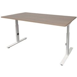 Bureau schaffenburg lin-pl148-havw-m25 spaanplaat, metaal multikleur