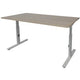 Bureau schaffenburg lin-pl148-roba-m25 spaanplaat, metaal multikleur
