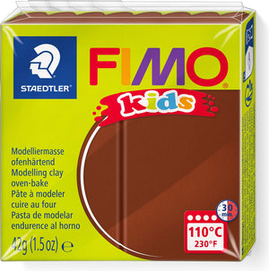 Fimo kids boetseerklei 42 g bruin