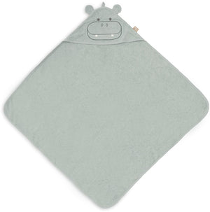 Jollein badcape badstof 75x75cm hippo happy