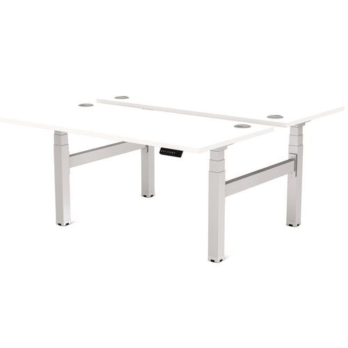 Zit-sta-bureau fellowes 8904201 staal, mfc zilver