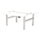 Zit-sta-bureau fellowes 8904201 staal, mfc zilver