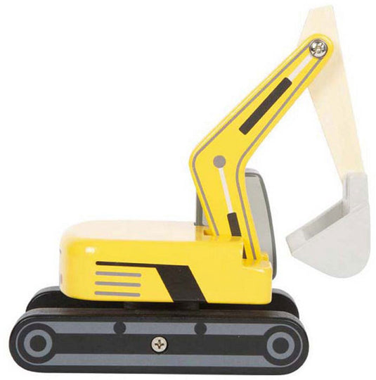 Small foot - houten graafmachine