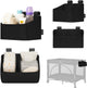 Lionelo sidepocket small – bedside pocket wiegorganizer 26×12×15 cm – 2 vakken voor luiers, doekjes accessoires – voor reisbed, co-sleeper box – verstevigd, draagbaar multifunctioneel